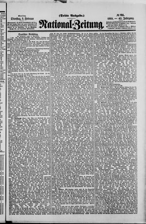 Nationalzeitung on Feb 5, 1889