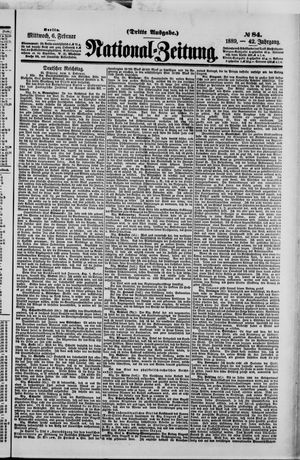 Nationalzeitung vom 06.02.1889