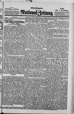 Nationalzeitung on Feb 7, 1889