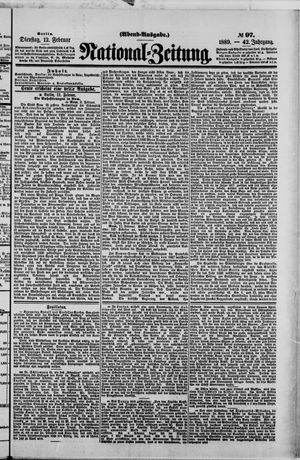 National-Zeitung vom 12.02.1889