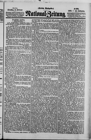 National-Zeitung vom 12.02.1889