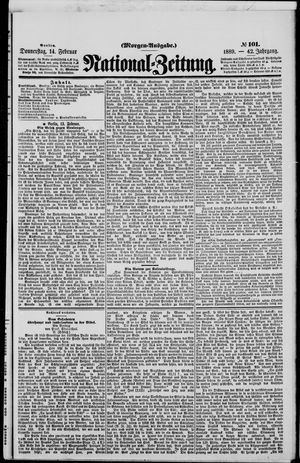 Nationalzeitung on Feb 14, 1889
