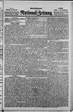Nationalzeitung on Feb 15, 1889