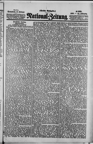 Nationalzeitung vom 16.02.1889