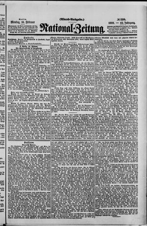 Nationalzeitung on Feb 18, 1889