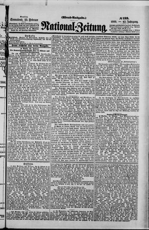 Nationalzeitung vom 23.02.1889