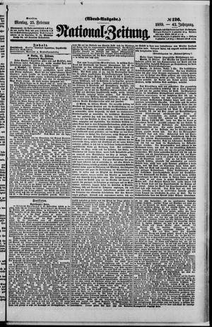 Nationalzeitung on Feb 25, 1889