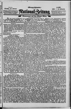 Nationalzeitung on Feb 26, 1889