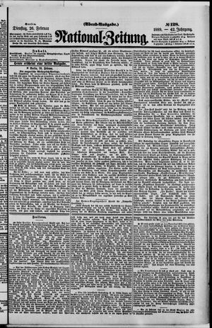 Nationalzeitung on Feb 26, 1889
