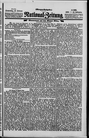 Nationalzeitung on Feb 28, 1889
