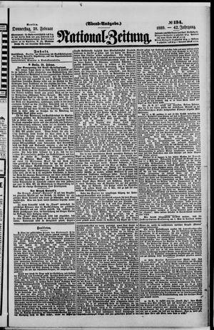 Nationalzeitung vom 28.02.1889