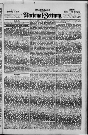 Nationalzeitung vom 04.03.1889