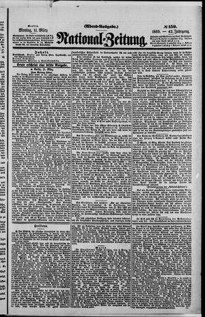 Nationalzeitung vom 11.03.1889