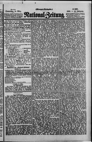 Nationalzeitung vom 14.03.1889