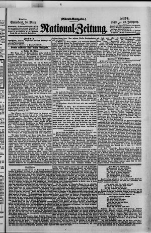 Nationalzeitung vom 16.03.1889