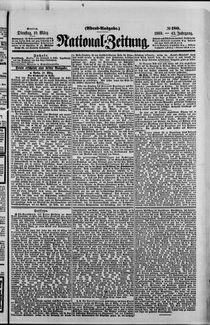 Nationalzeitung vom 19.03.1889