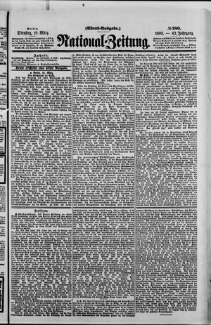 Nationalzeitung on Mar 19, 1889