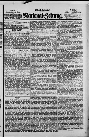 Nationalzeitung on Mar 21, 1889