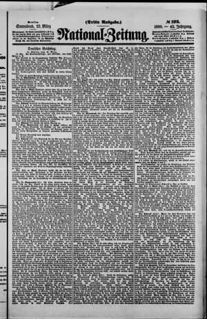 Nationalzeitung vom 23.03.1889