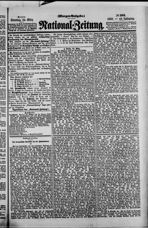 Nationalzeitung vom 24.03.1889