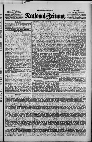 Nationalzeitung vom 27.03.1889