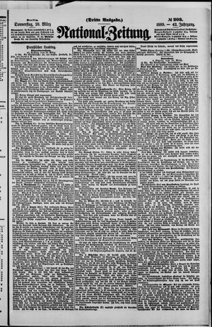 National-Zeitung vom 28.03.1889