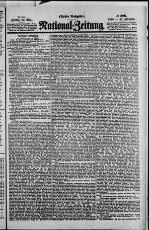 Nationalzeitung vom 29.03.1889