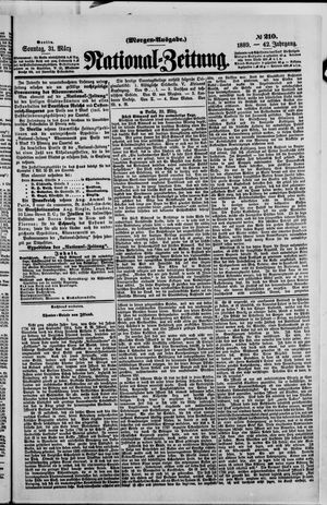 Nationalzeitung vom 31.03.1889