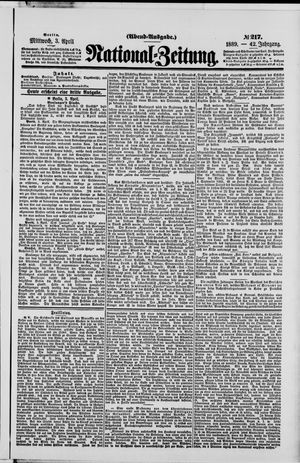 Nationalzeitung on Apr 3, 1889