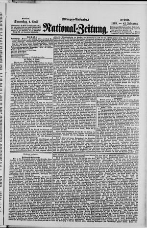 Nationalzeitung on Apr 4, 1889