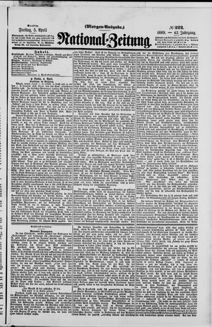 Nationalzeitung vom 05.04.1889