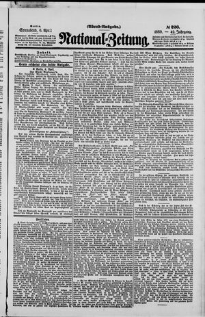 Nationalzeitung vom 06.04.1889