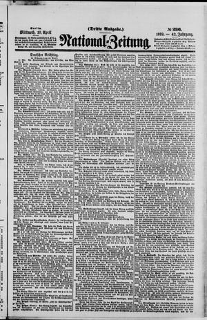 Nationalzeitung on Apr 10, 1889