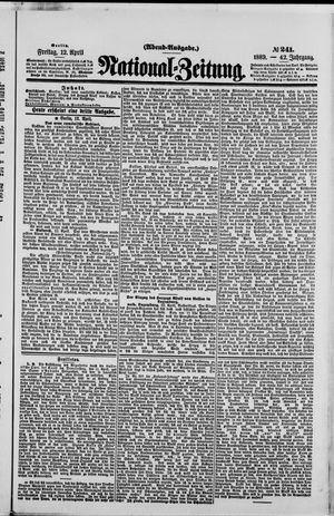 Nationalzeitung on Apr 12, 1889