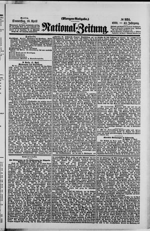 Nationalzeitung vom 18.04.1889