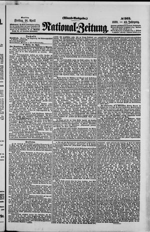 Nationalzeitung vom 26.04.1889