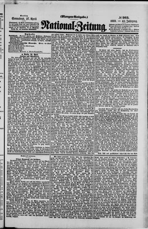 Nationalzeitung vom 27.04.1889