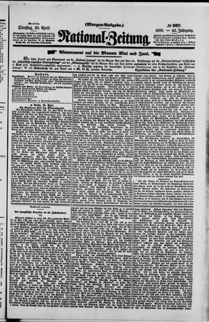 Nationalzeitung vom 30.04.1889