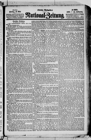 Nationalzeitung on May 10, 1889