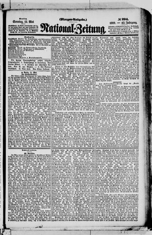 Nationalzeitung vom 12.05.1889