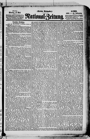 Nationalzeitung vom 13.05.1889
