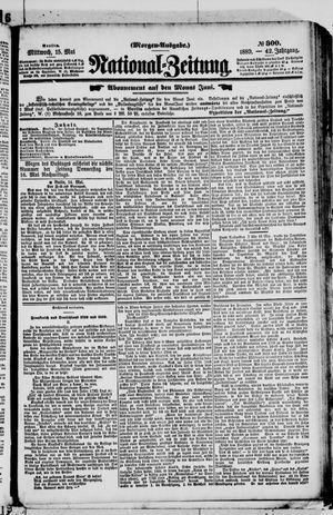 Nationalzeitung on May 15, 1889