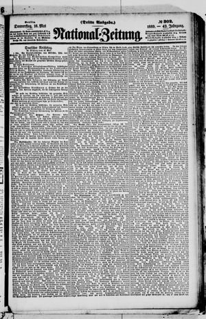 Nationalzeitung vom 16.05.1889