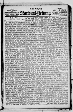 Nationalzeitung vom 20.05.1889