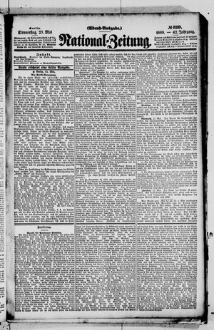 Nationalzeitung vom 23.05.1889