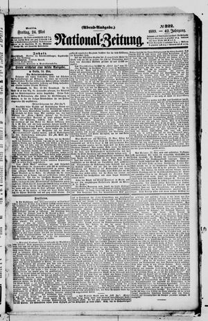 Nationalzeitung on May 24, 1889