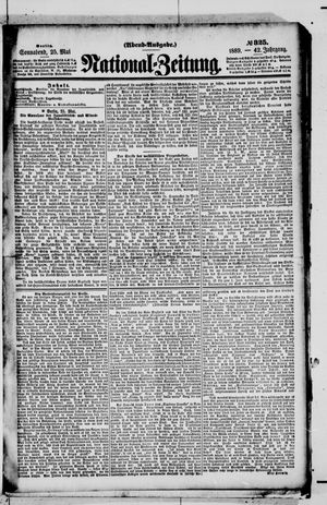 Nationalzeitung vom 25.05.1889