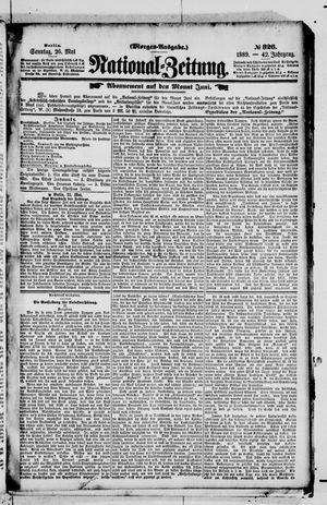 Nationalzeitung vom 26.05.1889