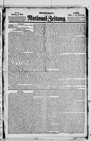 Nationalzeitung on May 31, 1889