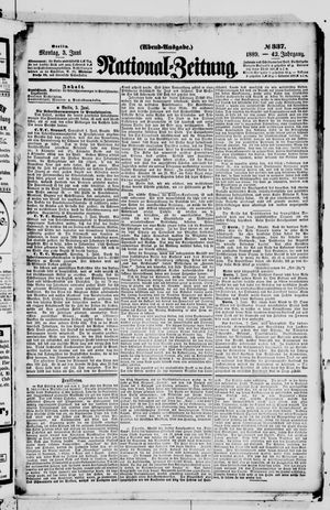 Nationalzeitung vom 03.06.1889